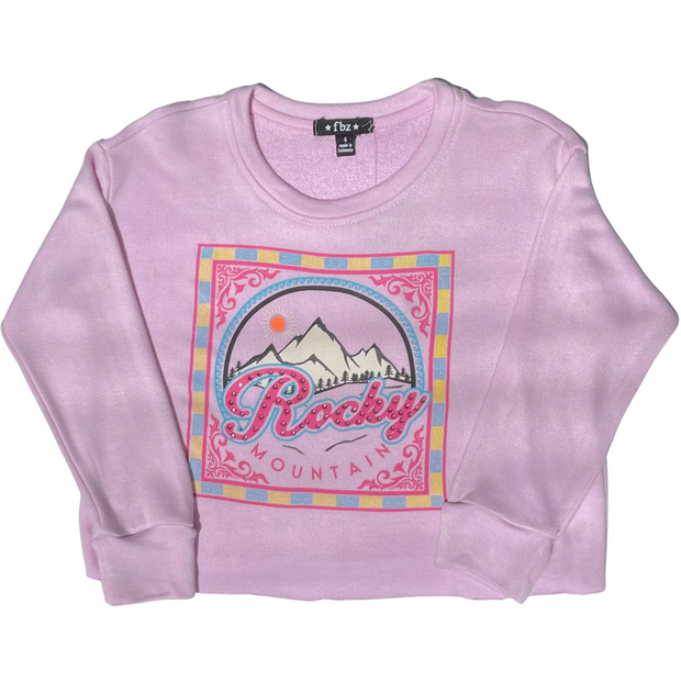 Rocky Mountain Crop Sweatshirt