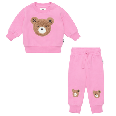 Furry Huxbear Tracksuit - Fuchsia