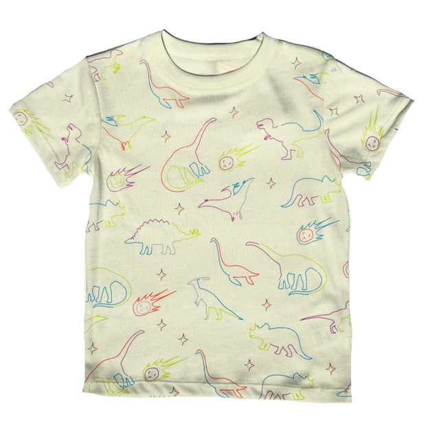 Neon Dinos Tee