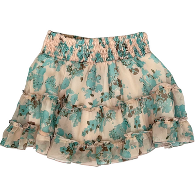 Smocked Chiffon Skirt