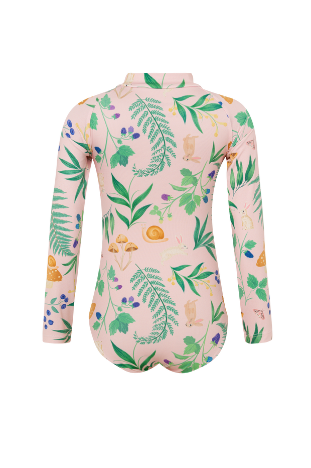 Wings Longsleeve - Pink Leafs