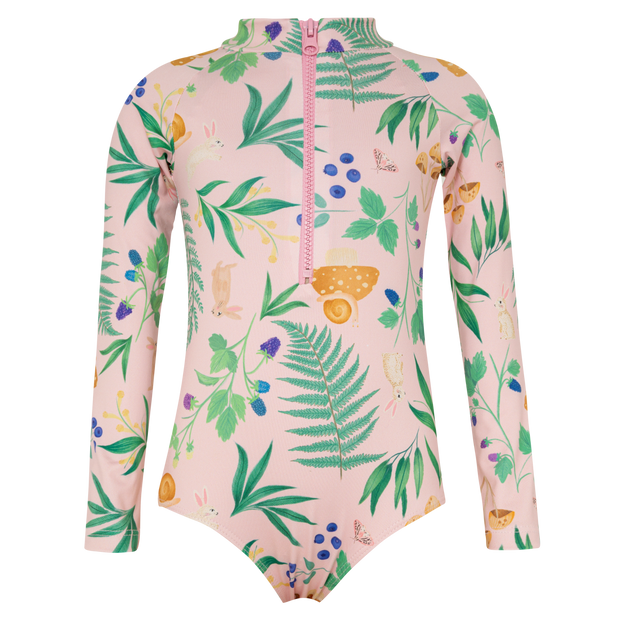 Wings Longsleeve - Pink Leafs