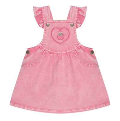 Berry Vintage Pinafore Dress