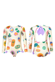 Knot Longsleeve Swimsuit