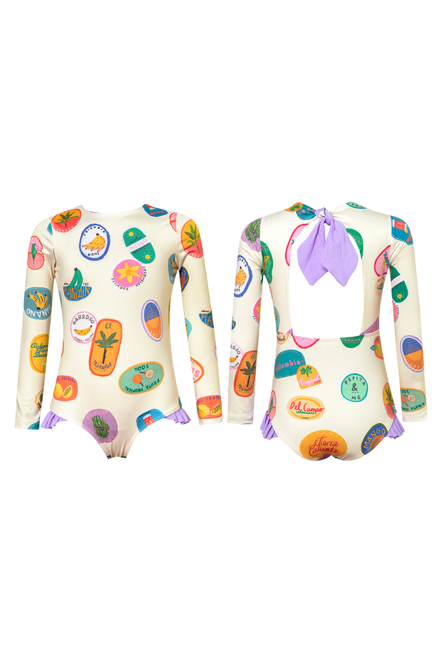 Knot Longsleeve Swimsuit