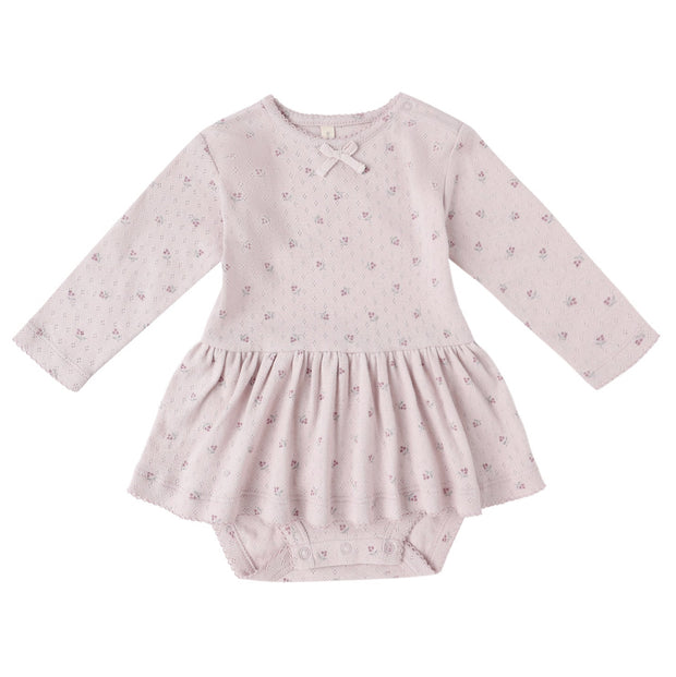 Pointelle Skirted Bodysuit