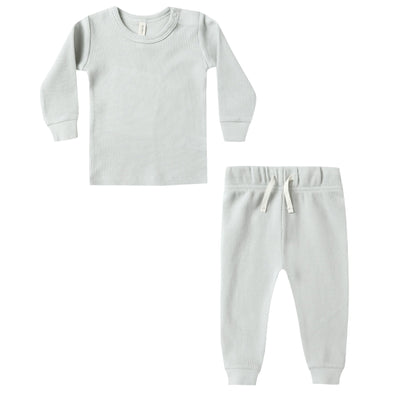 Waffle Top + Pant Set