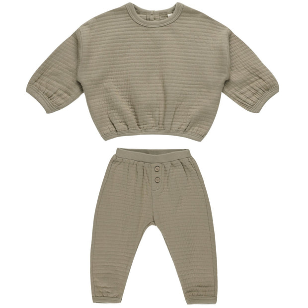 Textured Sweat Set