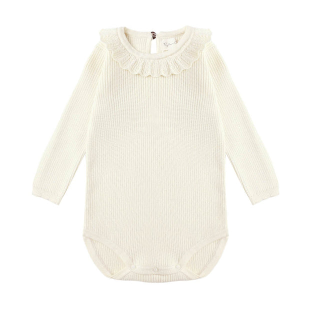 Ruffle Collar Bodysuit