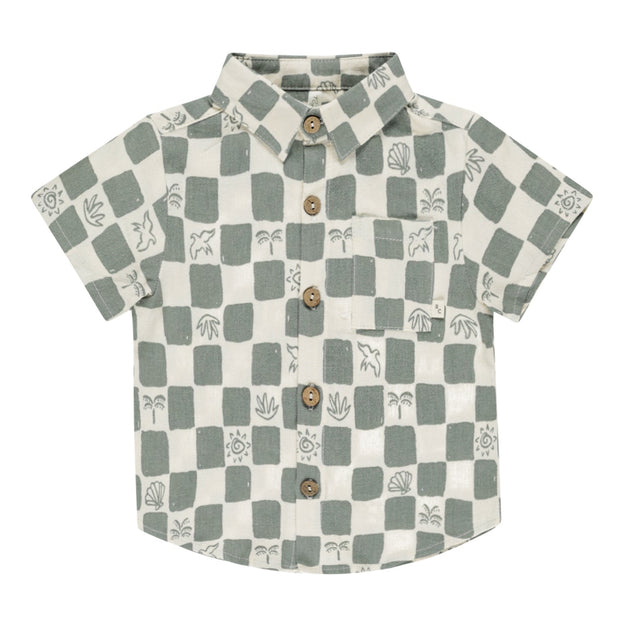 Collared Short Sleeve Shirt