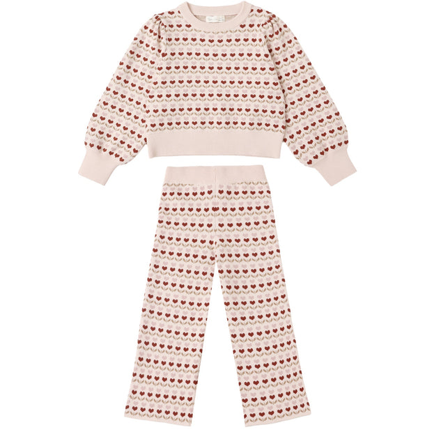 Jacquard Knit Set