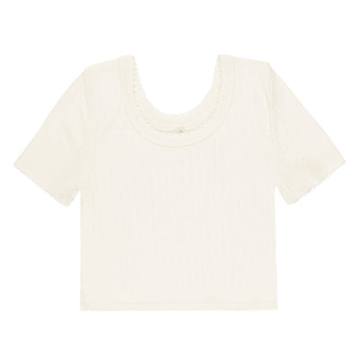 Pointelle Tee