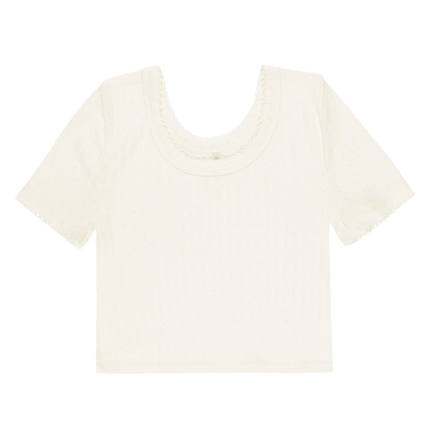 Pointelle Tee