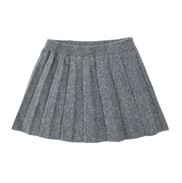 Knit Pleated Skirt