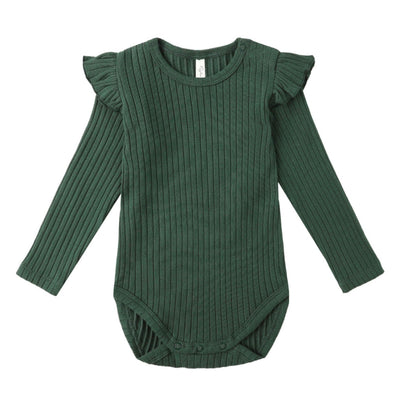 Shoulder Ruffle Bodysuit