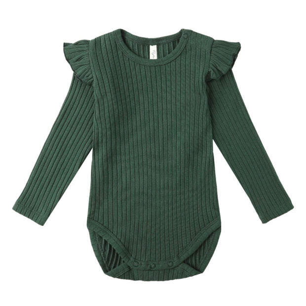 Shoulder Ruffle Bodysuit