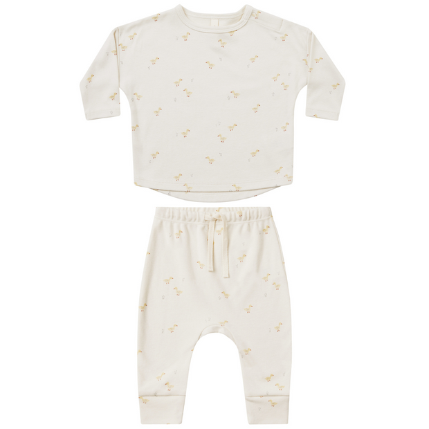 Ivory Ducks Set