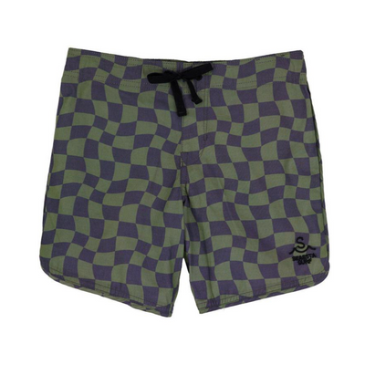 Wavy Checks Boardshorts