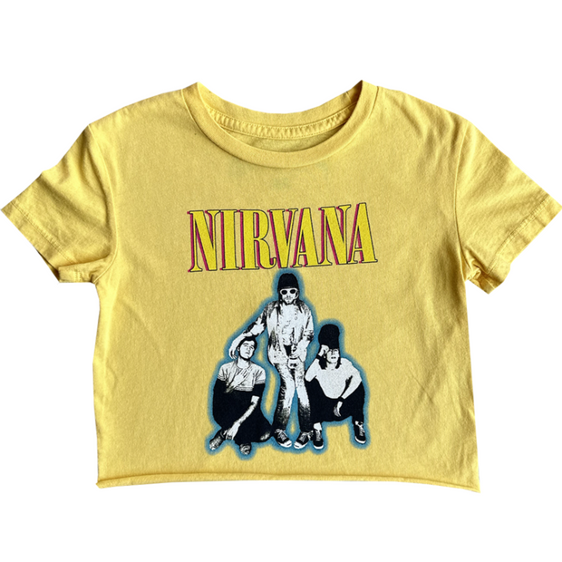 Nirvana Not Quite Crop Tee