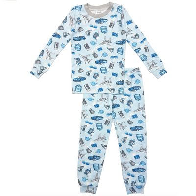 Blue Jetset Pajama