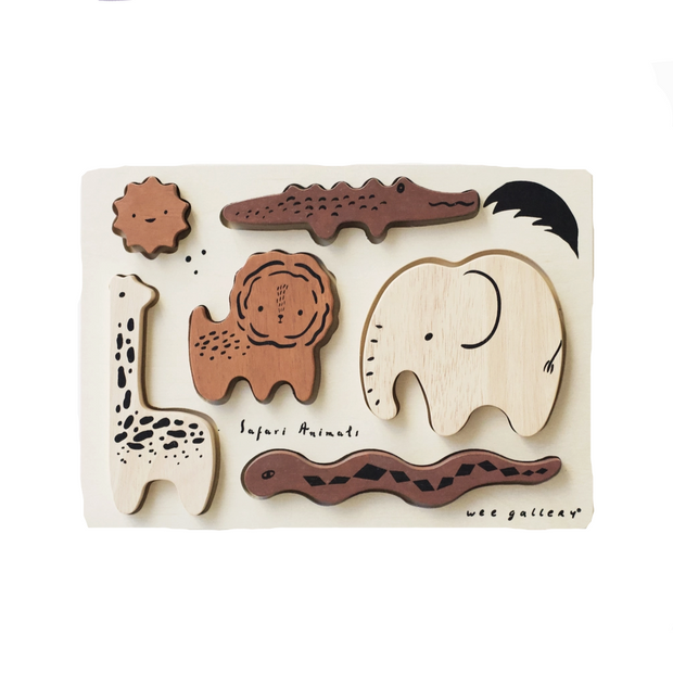 Wooden Puzzle Safari Animals