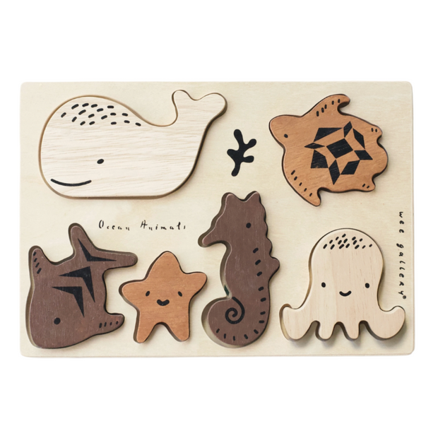 Wooden Puzzle Ocean Animals