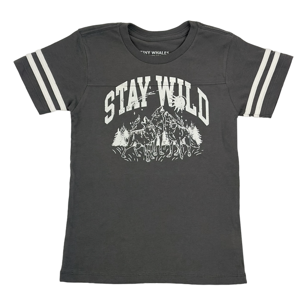 Stay Wild Football Tee